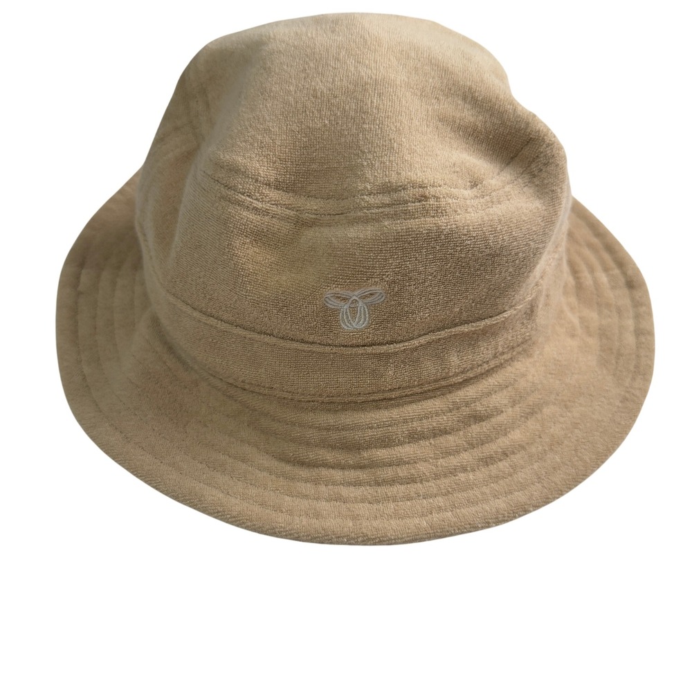 Tna Aritzia Terry Cloth Bucket Beige M/L Soft Neutral Summer Hat Premium